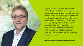 Testimonial von Martin Fugmann (Foto: Heraeus Bildungsstiftung)