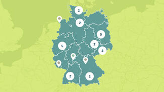 Landkarte MINT-Fachkräfte